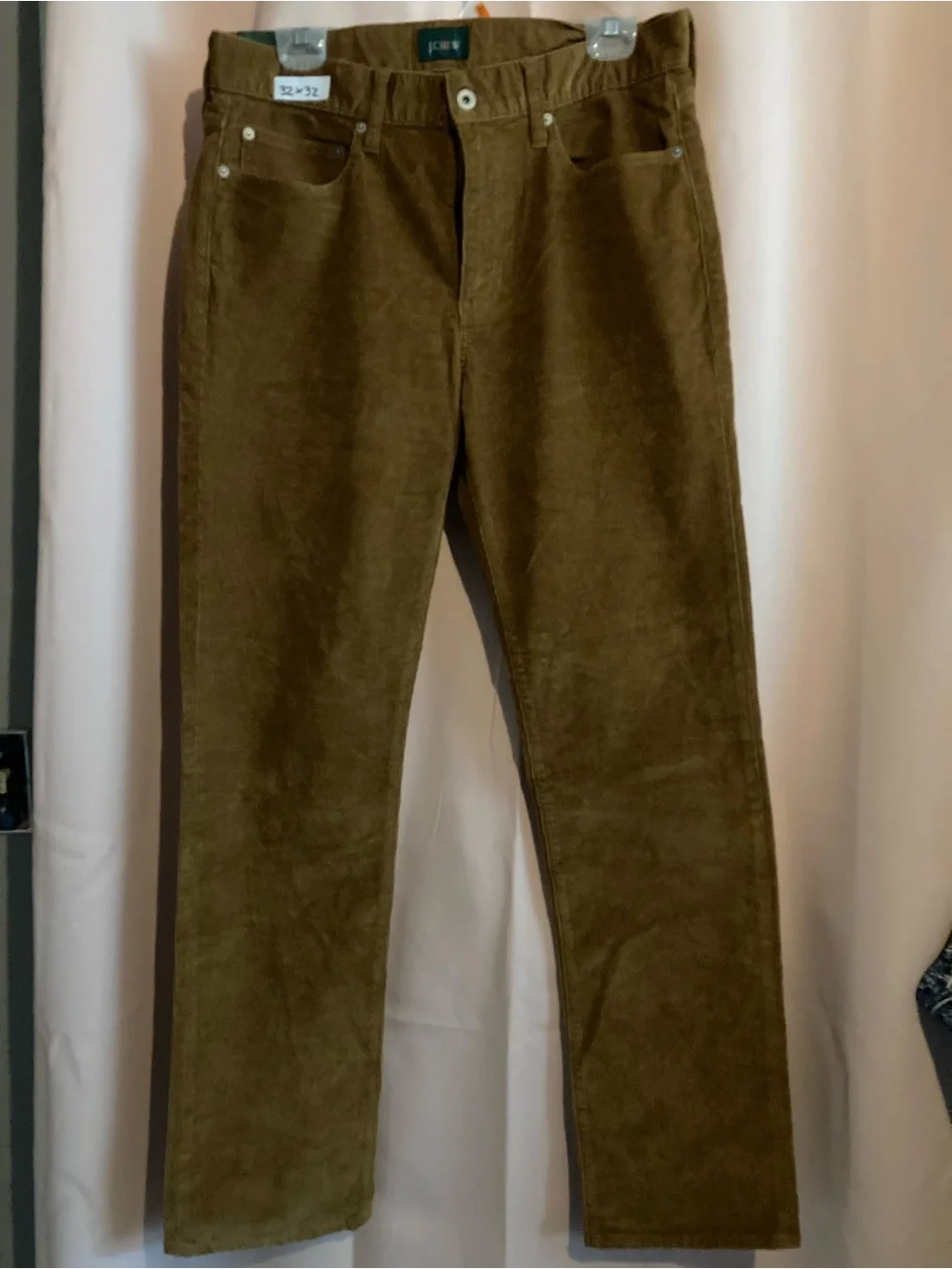 J. Crew Men's brown Corduroy Trousers